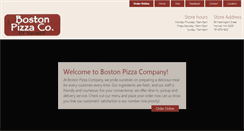 Desktop Screenshot of bostonpizzanorwell.com