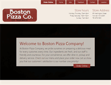 Tablet Screenshot of bostonpizzanorwell.com